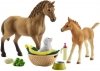 SCHLEICH Horse Club Konie Quarter Pies Akcesoria 42432